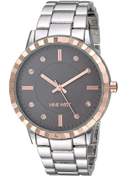 Watch Women Nine West Crystal Accented Bracelet 2283TPRT