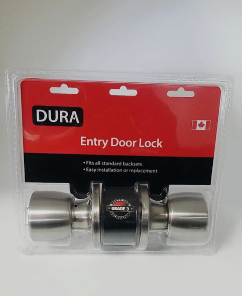 LOCK DURA ENTRY KNOB SS 5932ET/SSVP LOCK DURA ENTRY KNOB SS 5932ET/SSVP