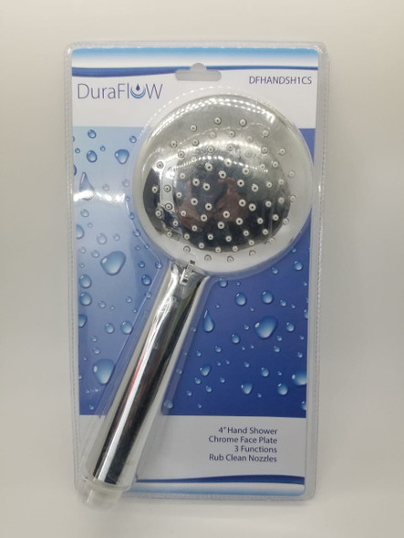 SHOWER DURAFLOW HAND HELD 4" DFHANDSH1CS 3 FUNCTION