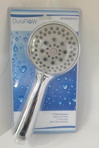 SHOWER DURAFLOW HAND HELD 4" DFHANDSH2CS 5 FUNCTION