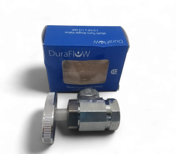 ANGLE VALVE 1/2" X 1/2" DURAFLOW DFAVMT2