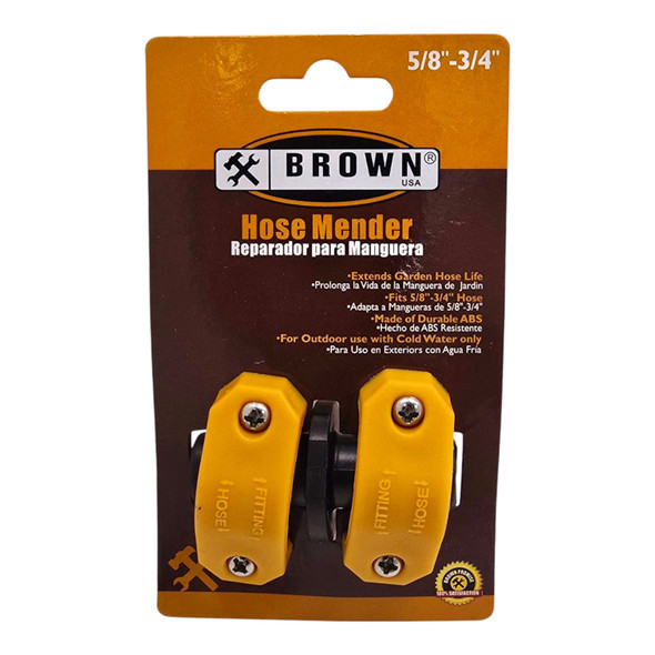 HOSE MENDER 5/8"-3/4" BROWN USA BRHC018