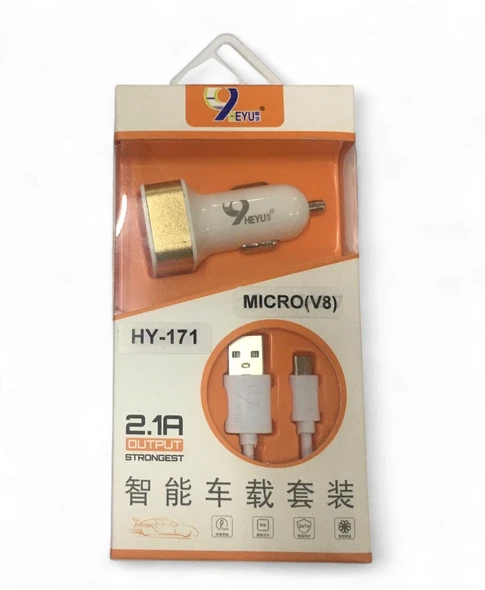 CHARGER USB ADAPTOR HEYU HY-171 2.1A MICRO