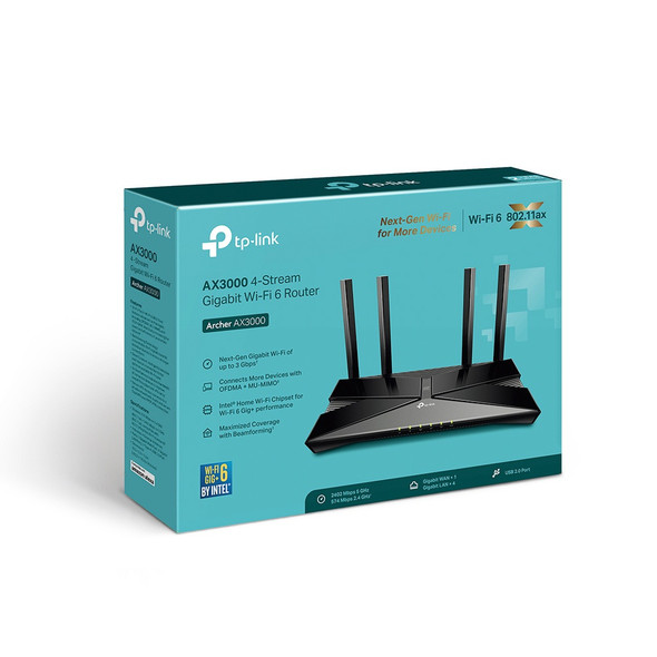 COMPUTER ROUTER TP-LINK ARCHER AX3000 WIFI 6