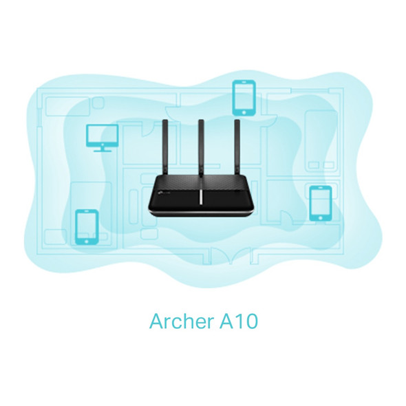 COMPUTER ROUTER TP-LINK ARCHER A10 AC2600 COMPUTER ROUTER TP-LINK ARCHER A10 AC2600