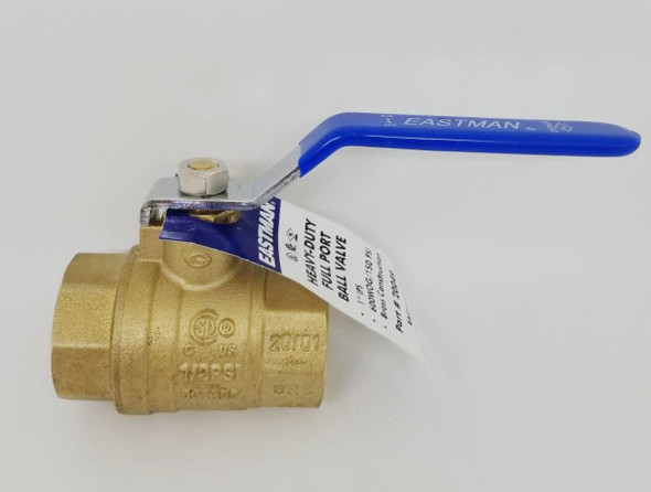 LEVER VALVE 1" EASTMAN #20049 BRASS