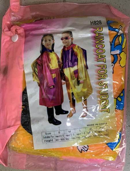 RAINCOAT FOR STUDENT #H828 HUA YI