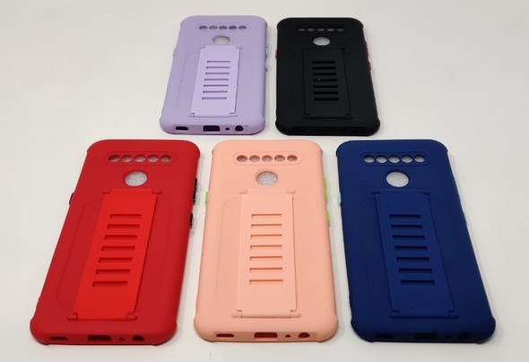PHONE CASE FOR LG K41S SILICONE WITH HAND STRAP