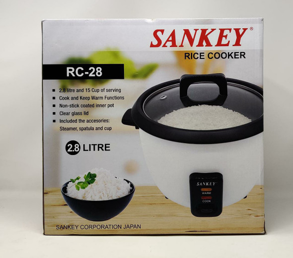 RICE COOKER SANKEY RC-28 2.8L 18CUPS