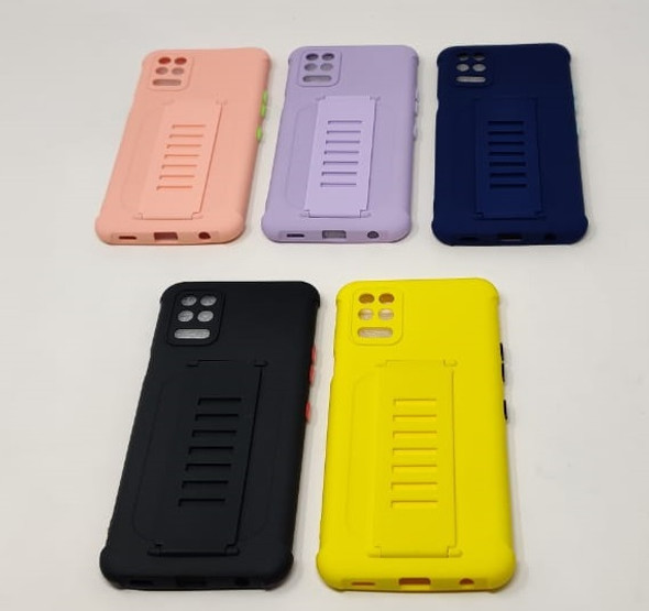 PHONE CASE FOR LG K52 SILICONE WITH HAND STRAP