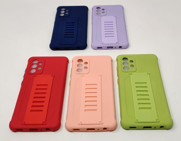 PHONE CASE FOR SAMSUNG A52 5G SILICONE WITH HAND STRAP