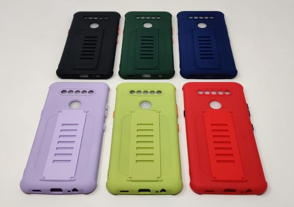 PHONE CASE FOR LG K51S SILICONE WITH HAND STRAP
