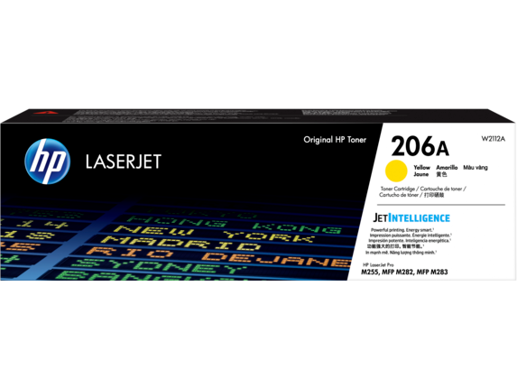 COMPUTER PRINTER TONER HP 206A YELLOW W2112A