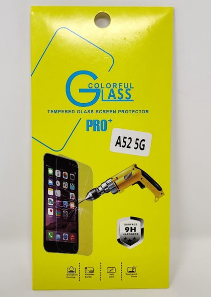 PHONE SCREEN PROTECTOR FOR SAMSUNG A52 5G TEMPERED GLASS PRO+ COLORFUL GLASS