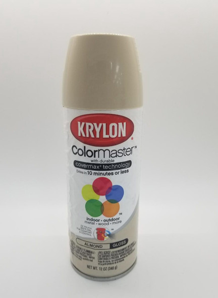 KRYLON COLORMASTER GLOSS ALMOND 51506 12OZ
