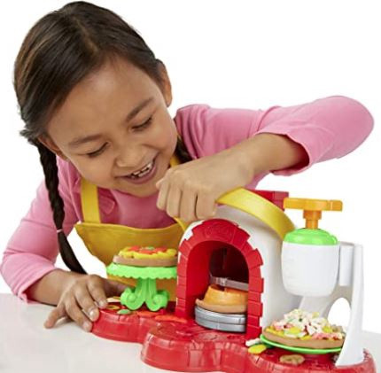 Toy Play-Doh Stamp 'N Top Pizza Oven  5 Non-Toxic Colors