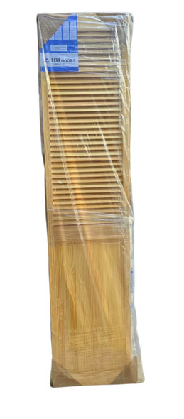 DOOR CLOSET 36" X 80" BIFOLD 1/2 LOUVRE PINE DOOR CLOSET 36" X 80" BIFOLD 1/2 LOUVRE PINE