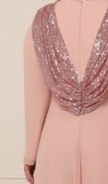 Dress Evening Lined Pink Plus Size