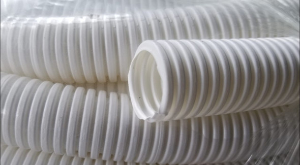 CONDUIT FLEXIBLE PVC 25MM SOLD BY FEET WHITE