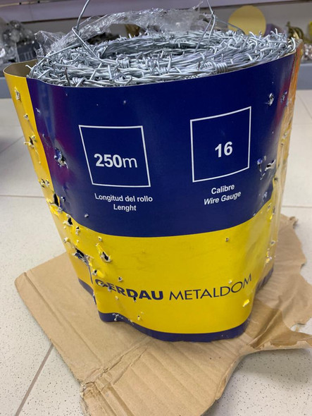BARB WIRE 250M  ALAMBRE GERDAU  METALDOM