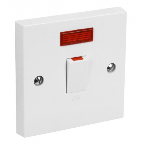 SWITCH CED 20AMPS (AXIOM) WITH LIGHT DOUBLE POLE
