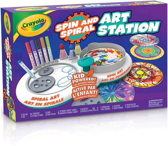 Toy Crayola Spin & Spiral Art Station