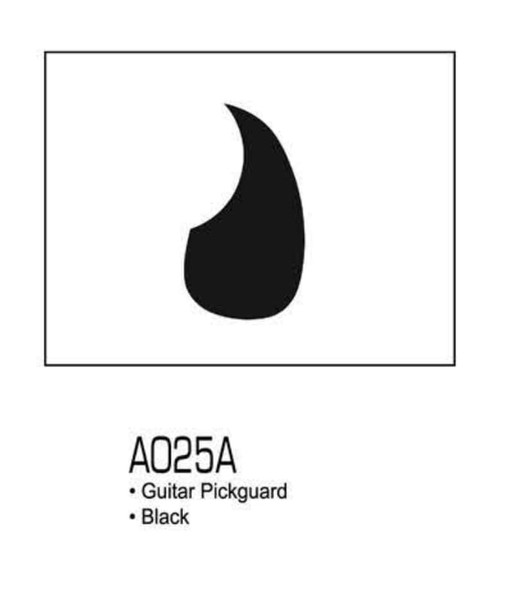 GUITAR PICKGUARD BLACK A025A