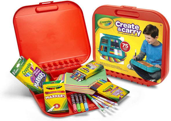 Crayola Create 'N Carry Art Set, 75 Pieces Crayola Create 'N Carry Art Set, 75 Pieces
