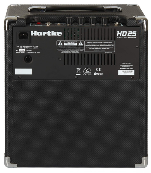 AMPLIFIER BASS GUITAR HARTKE HD25 8" HYDRIVE SPEAKER 25W COMBO