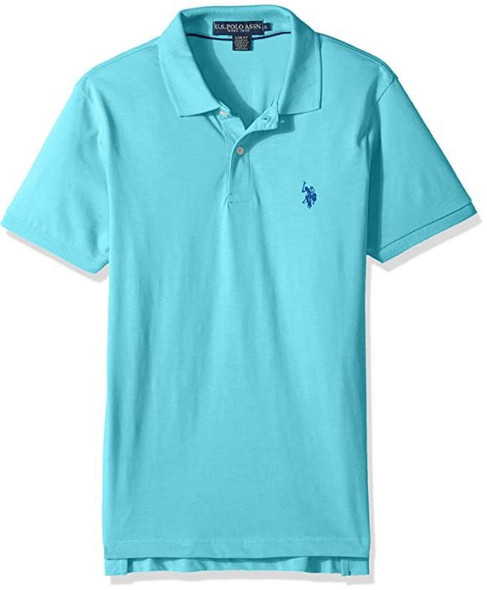 Men Shirt Polo US Polo Aqua
