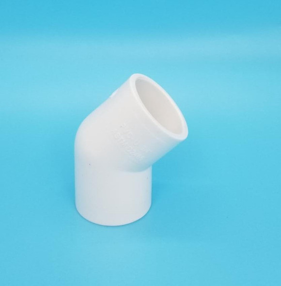 PVC KNEE 3/4" 45 DEG