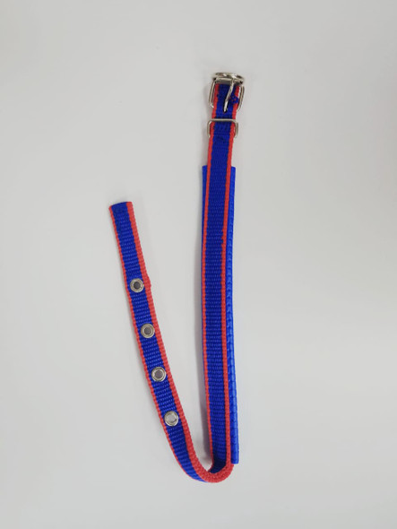 DOG COLLAR CANVAS 17" X 1/2" IN PLASTIC