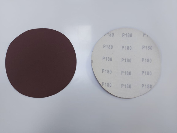 SAND DISC VELCRO 7" P180 WHITE BACK