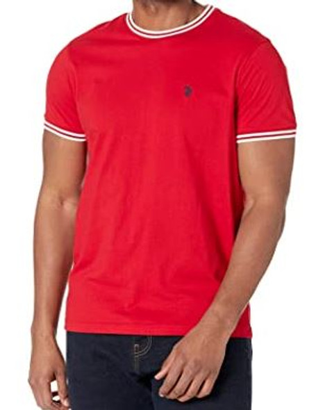 Men T-shirt US Polo round neck Red