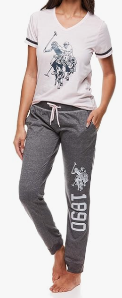 Women PJ/lounge wear Set US Polo Blue & grey