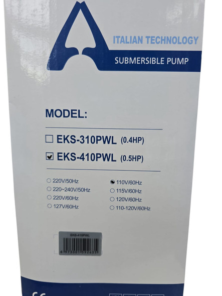 WATER PUMP SUBMERSIBLE AQUASTRONG 110V EKS-410PWL