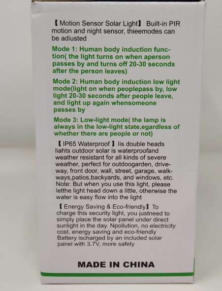 SOLAR LAMP LED SENSOR JLP-2177 JIANLIPS 66SMD WITH REMOTE SOLAR LAMP LED SENSOR JLP-2177 JIANLIPS 66SMD WITH REMOTE