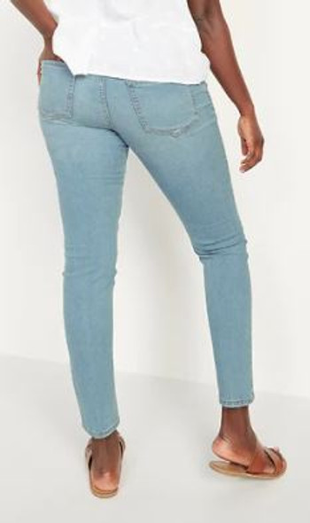 Women Jeans Old Navy Super Skinny Light wash mid-rise