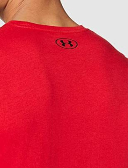 Men T-Shirt Under Armour Red Big Logo