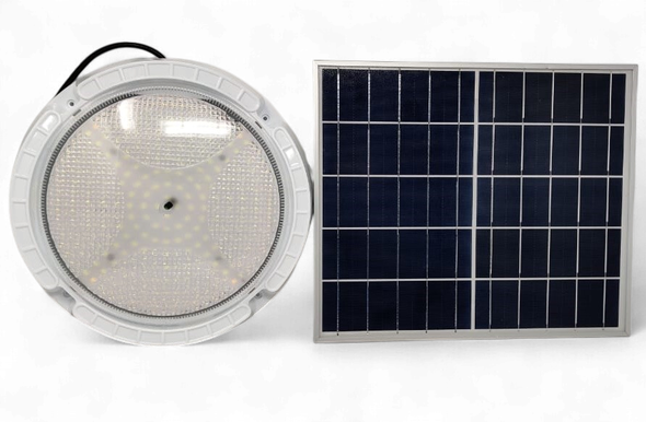 SOLAR LAMP LED CEILING 24W WITH 1-PANEL AND 1-CEILING FIXTURE