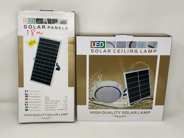 SOLAR LAMP LED CEILING 36W WITH 1-PANEL AND 1-CEILING FIXTURE