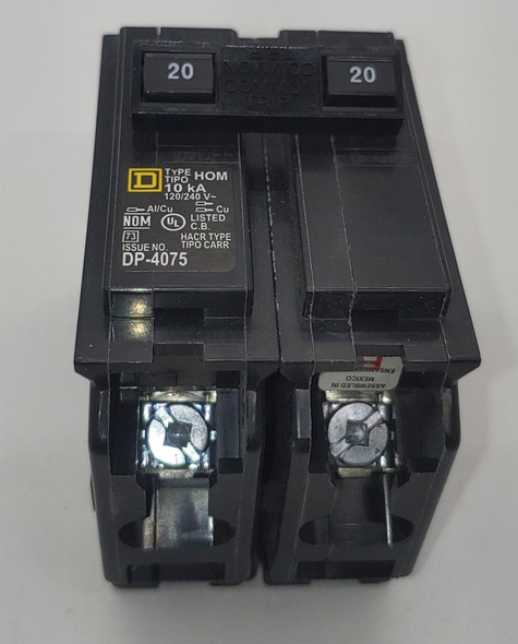 BREAKER 20AMPS D/POLE SQUARE D