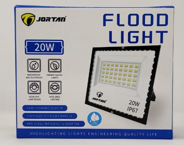LAMP LED FLOOD 20W JORTAN MNTGD-TP20W IP67 85-265V 50/60HZ 6500K
