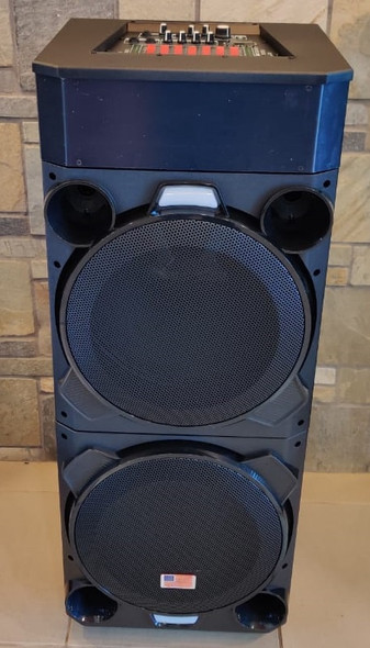 SPEAKER BOX EMERALD 15" DUAL WP1501 POWERED EACH
