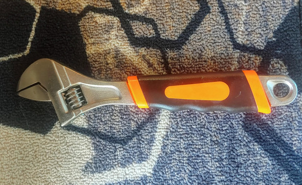 CRESENT 10" BLACK & ORANGE 250 X 30