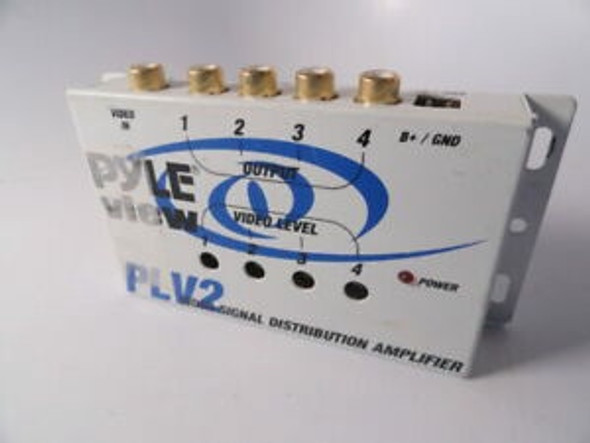 VIDEO SIGNAL DISTRIBUTION AMPLIFIER PYLE PLV2 CAR