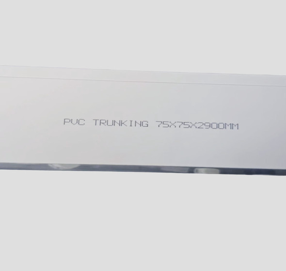 TRUNKING 75MM X 75MM PVC 9.5FT YL TRUNKING 75MM X 75MM PVC 9.5FT YL
