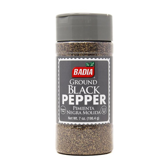 BADIA GROUND BLACK PEPPER 7oz 198.4g