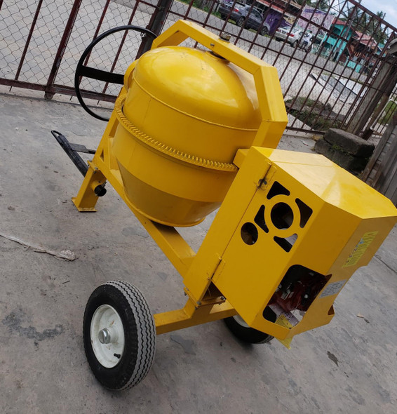 CONCRETE MIXER 300L CM300 RANSOM WITH HONDA GAS ENGINE YELLOW