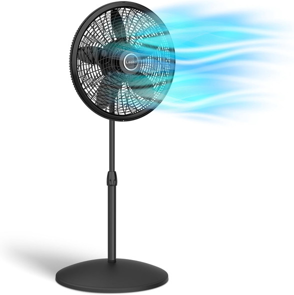 FAN 18" STAND LASKO 1827 110V BLACK